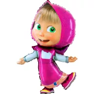 Mása és a medve Smile fólia lufi 104 cm