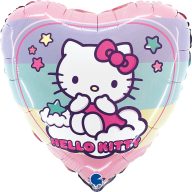 Hello Kitty Rainbow fólia lufi 46 cm