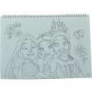 Disney Hercegnők Spring A/4 spirál vázlatfüzet 40 lapos matricával