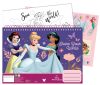 Disney Hercegnők Your World A/4 spirál vázlatfüzet 40 lapos matricával