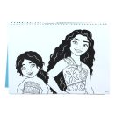 Disney Vaiana Together Again A/4 spirál vázlatfüzet 40 lapos matricával