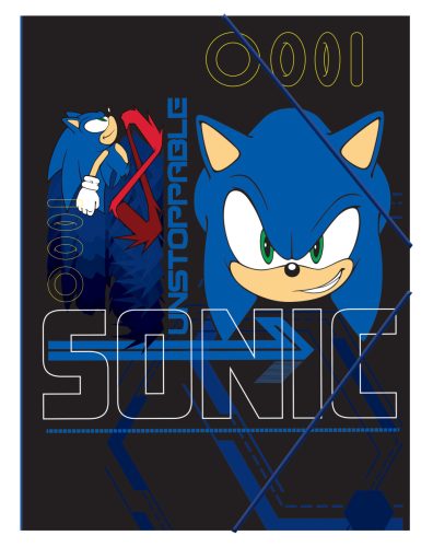 Sonic a sündisznó Go A/4 gumis mappa