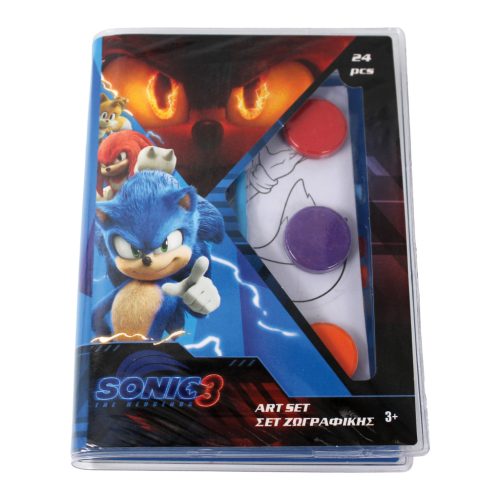 Sonic a sündisznó Hype Man mini művészeti szett