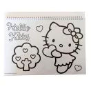 Hello Kitty Sweetheart A/4 spirál vázlatfüzet 40 lapos matricával