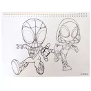 Pókember Spidey Dino-Webs A/4 spirál vázlatfüzet 40 lapos matricával