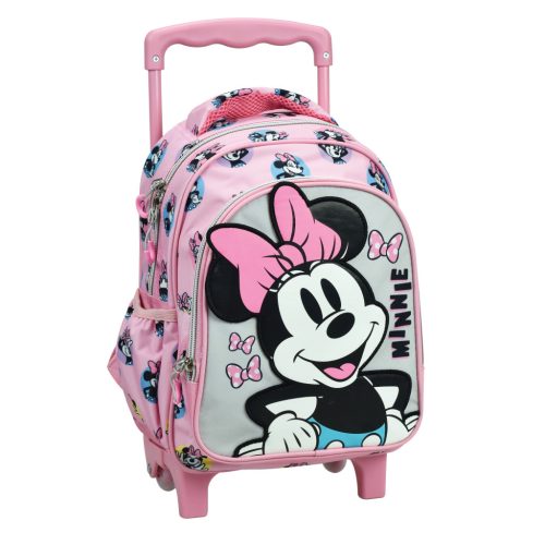Disney Minnie Pretty in Pink gurulós ovis hátizsák, táska 30 cm