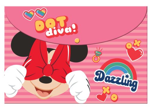 Disney Minnie Wink A/4 Irattartó tasak