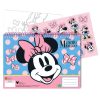 Disney Minnie Joy A/4 spirál vázlatfüzet 40 lapos matricával