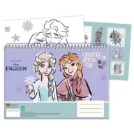   Disney Jégvarázs Adventure A/4 spirál vázlatfüzet 40 lapos matricával
