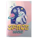 Disney Lilo és Stitch, A csillagkutya Space Rocks B/5 vonalas füzet 40 lapos