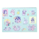 Disney Lilo és Stitch, A csillagkutya Blast A/4 spirál vázlatfüzet 40 lapos matricával