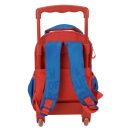 Hupikék törpikék Village gurulós ovis hátizsák, táska 30 cm