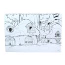 Hupikék törpikék Village A/4 spirál vázlatfüzet 40 lapos matricával