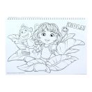 Dóra, a felfedező Jungle A/4 spirál vázlatfüzet 40 lapos matricával