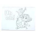 Dóra, a felfedező Jungle A/4 spirál vázlatfüzet 40 lapos matricával