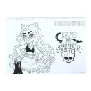 Monster High Crew A/4 spirál vázlatfüzet 40 lapos matricával