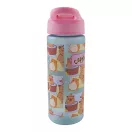 Kapibara Chill műanyag matt szívószálas kulacs 600 ml