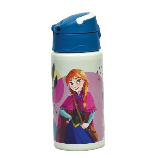 Disney Jégvarázs Together We Lead alumínium szívószálas kulacs akasztóval 500 ml