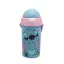 Disney Lilo és Stitch, A csillagkutya Alien 626 műanyag szívószálas kulacs akasztóval 500 ml
