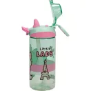 Disney Marie Little Lady műanyag szívószálas kulacs akasztóval 450 ml