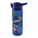 Sonic a sündisznó Fast Lane műanyag matt szívószálas kulacs 600 ml