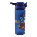 Sonic a sündisznó Fast Lane műanyag matt szívószálas kulacs 600 ml