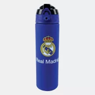 Real Madrid Blue műanyag matt szívószálas kulacs 700 ml