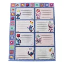 Disney Lilo és Stitch, A csillagkutya Aliens füzetcímke matricával 16 db-os