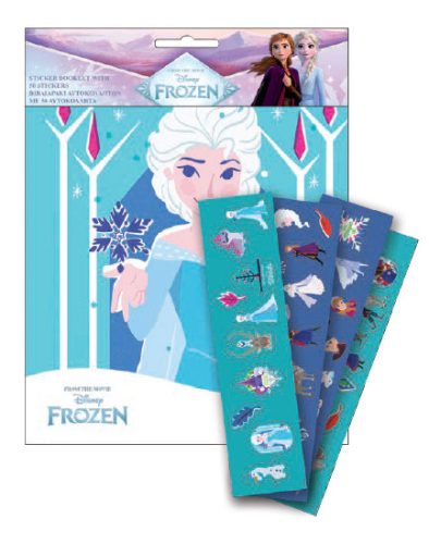 Disney Jégvarázs Elsa matricás album 50 db matricával