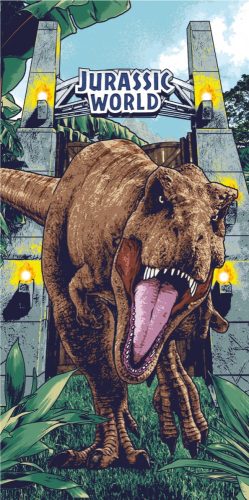Jurassic World Roar fürdőlepedő, strand törölköző 70*140cm