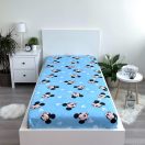 Disney Mickey Funny Head gumis lepedő 90x200 cm
