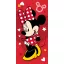 Disney Minnie Pretty in Red fürdőlepedő, strand törölköző  70x140cm