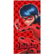   Katicabogár és Fekete macska kalandjai Red Dots fürdőlepedő, strand törölköző 70x140cm
