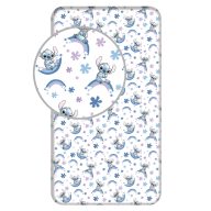   Disney Lilo és Stitch, A csillagkutya Rainbow gumis lepedő 90x200 cm