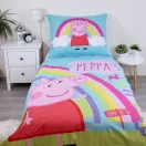 Peppa malac Jump In ágyneműhuzat 140×200cm, 70×90 cm