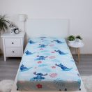 Disney Lilo és Stitch, A csillagkutya Blue gumis lepedő 90x200 cm