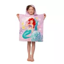 Disney Hercegnők Ariel Pink törölköző poncsó 50x115 cm
