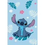   Disney Lilo és Stitch, A csillagkutya Blue polár takaró 100x150cm