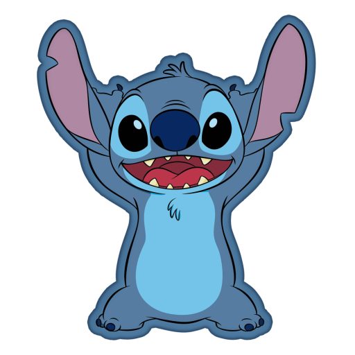 Disney Lilo és Stitch, A csillagkutya Alien formapárna, díszpárna 35 cm