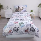 Harry Potter Hedwig Fly ágyneműhuzat 140×200cm, 70×90 cm