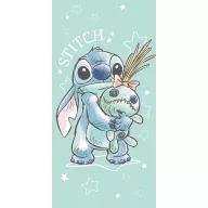   Disney Lilo és Stitch, A csillagkutya Buddies fürdőlepedő, strand törölköző 70x140cm