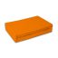 Narancssárga Dark Orange frottír gumis lepedő 180x200 cm