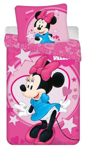 Disney Minnie Hello ágyneműhuzat 140×200cm, 70×90 cm microfibre
