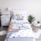 Disney Dumbo Dots gyerek, ovis ágyneműhuzat 100×135cm, 40×60 cm