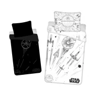   Star Wars Death Star Sötétben világító ágyneműhuzat 140×200cm, 70x90cm