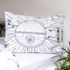 Star Wars Death Star Sötétben világító ágyneműhuzat 140×200cm, 70x90cm