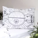 Star Wars Death Star Sötétben világító ágyneműhuzat 140×200cm, 70x90cm