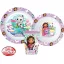 Gabi babaháza Kitty Magic étkészlet, micro műanyag szett, pohárral 260 ml 
