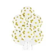   Csillagos Stars léggömb, lufi szett 6 db-os 30 cm (12 inch)