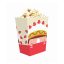 Indián Party papír popcorn doboz 19 cm 4 db-os